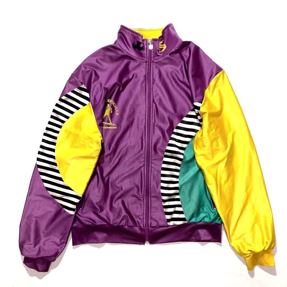 Amazon | 80s フィンランド製 Terinit ジャージ XL 紫 黄色 黒